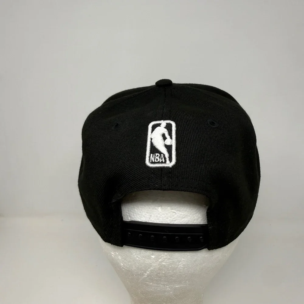 New Era 9FIFTY Utah Jazz Snapback Hat Black White NBA‎ Basketball Cap Flat Bill